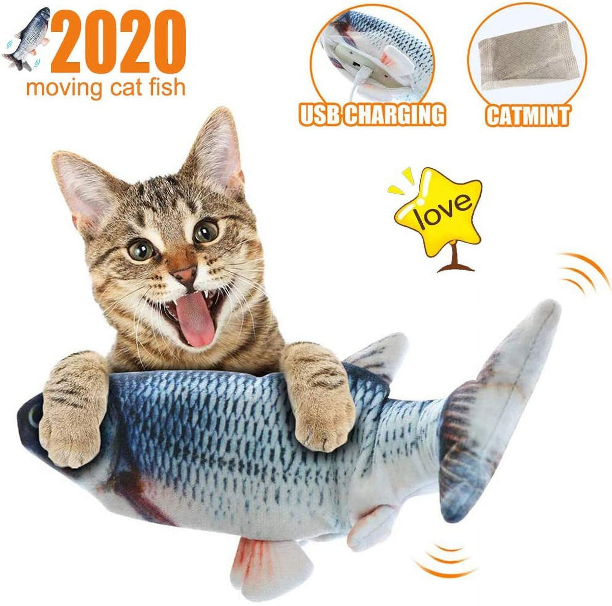 Plush Interactive Cat Toy S8901