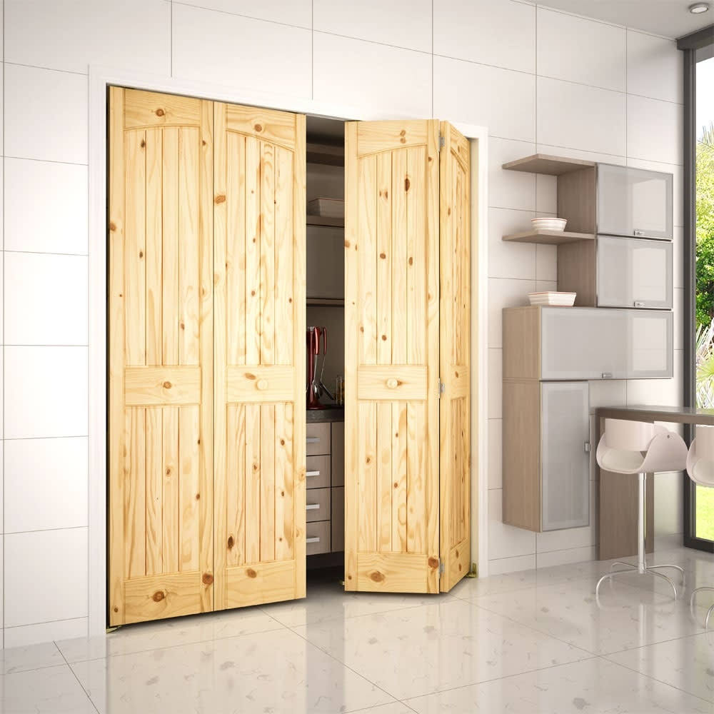 Beige Unfinished Bi-Fold Door G988748