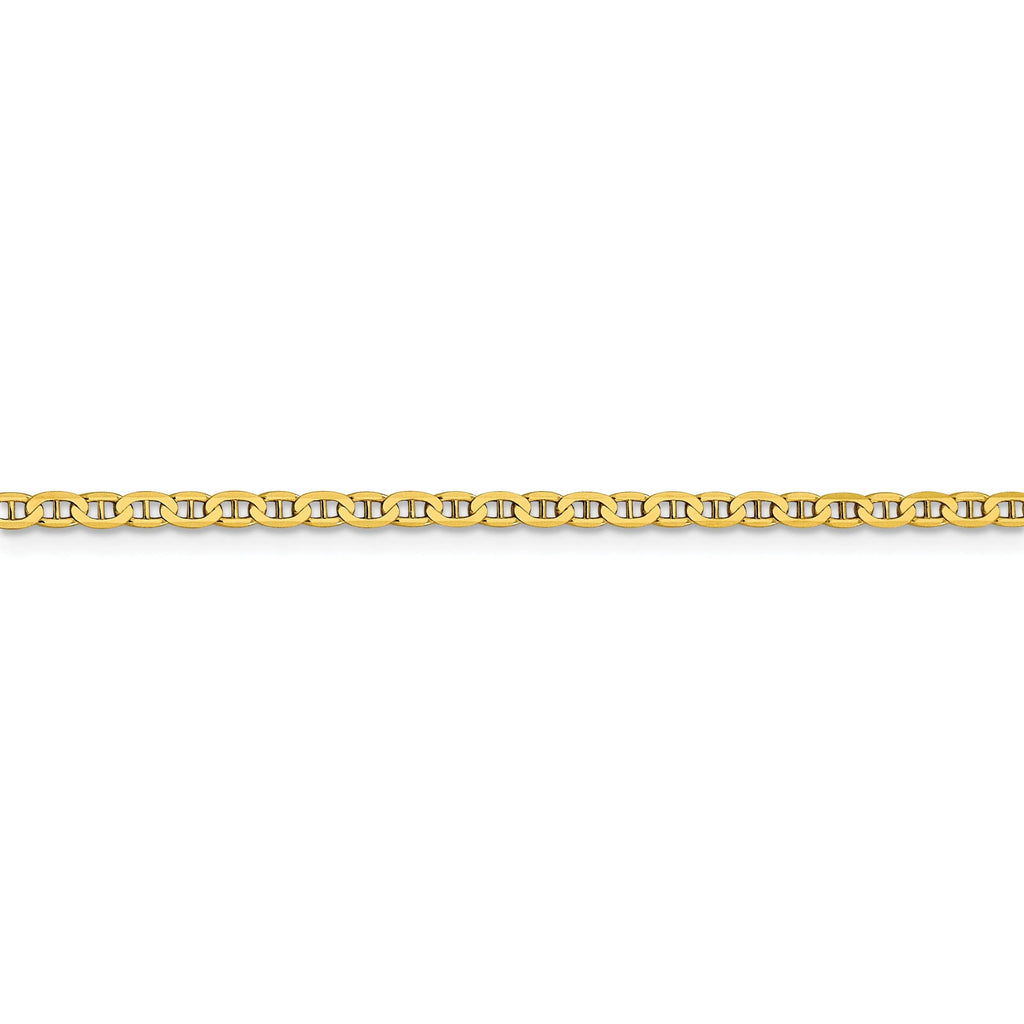 10k Yellow Gold 2.4mm Flat Anchor Chain R970558