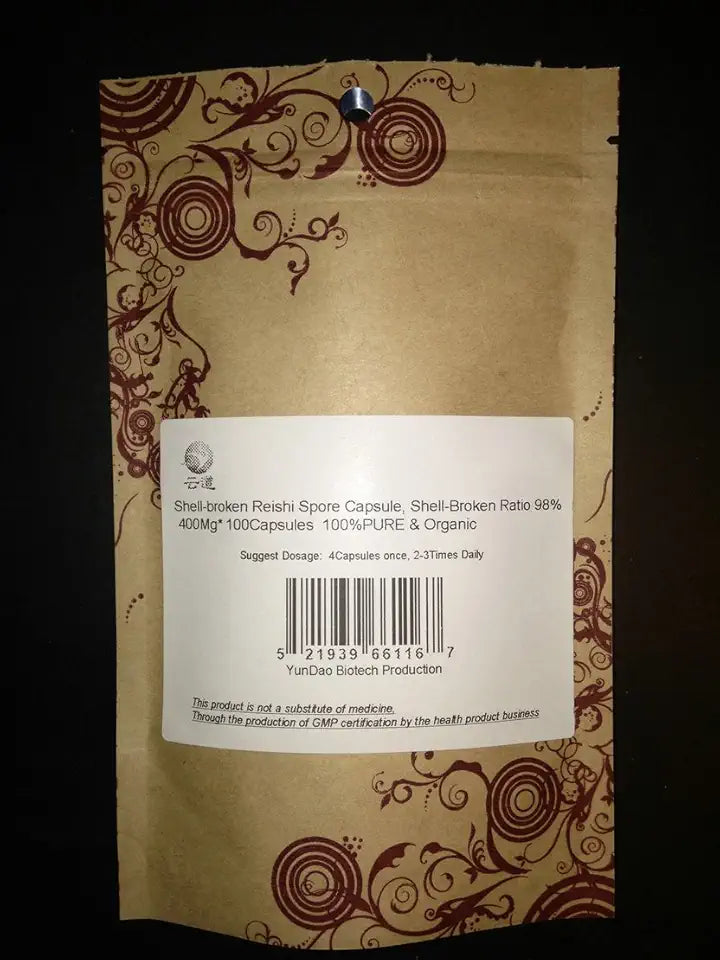Reishi Spore 400Mg 100 Capsule G259