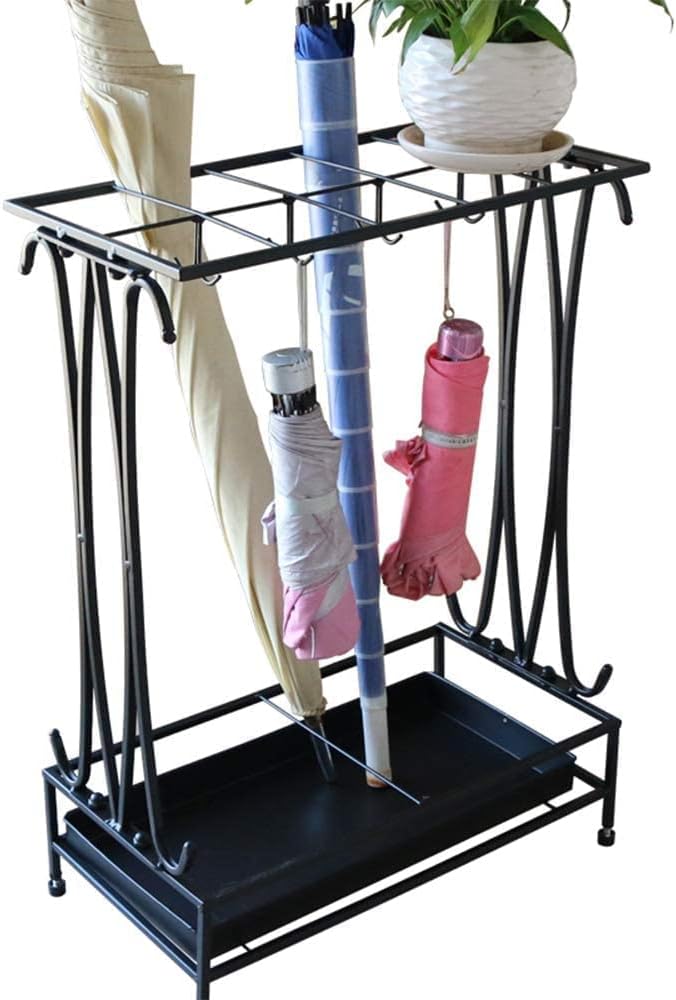 10 Slots Umbrella Rack with Removable Drip Tray L332