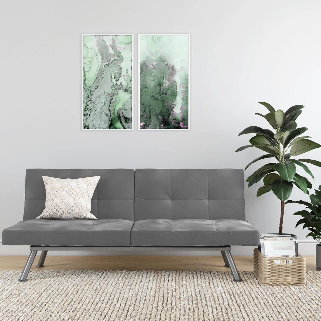 Charcoal Futon V8462