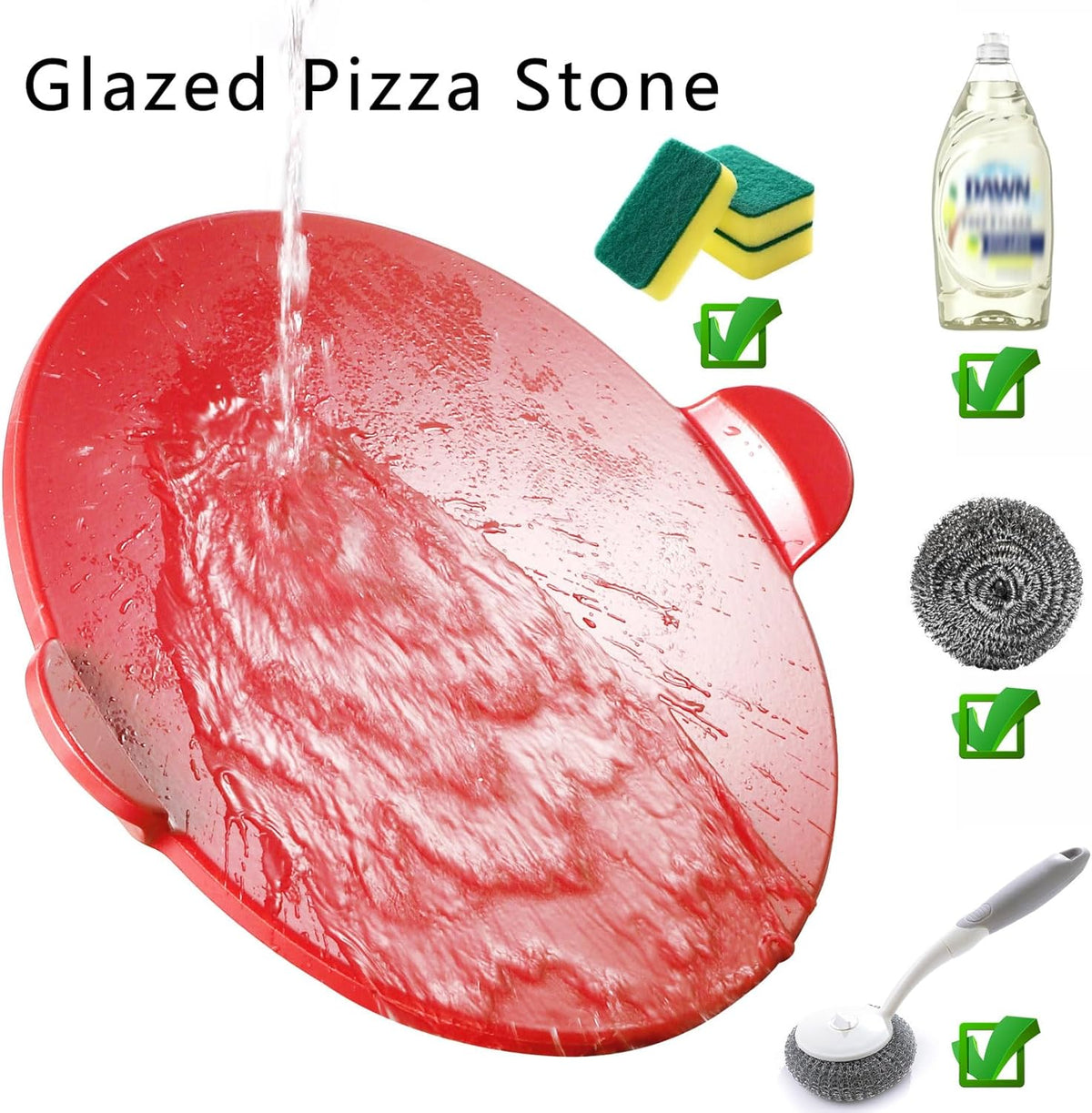 13 inch Round Non-stick Ceramic Pizza Stone O5585