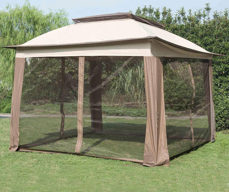 11 x 11 Pop Up Canopy Tent with Netting D25311
