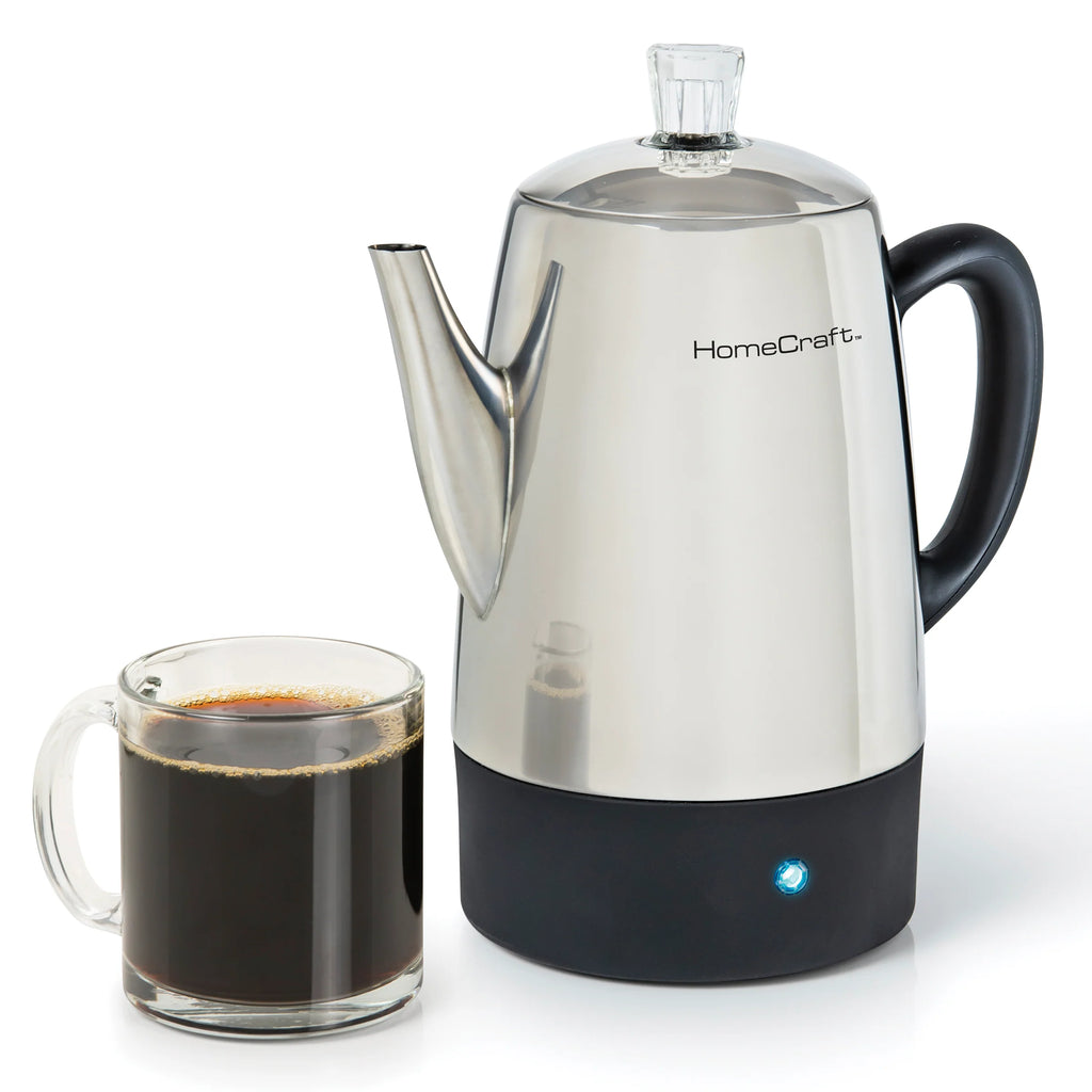 10-Cup Stainless Steel Coffee Percolator I6223