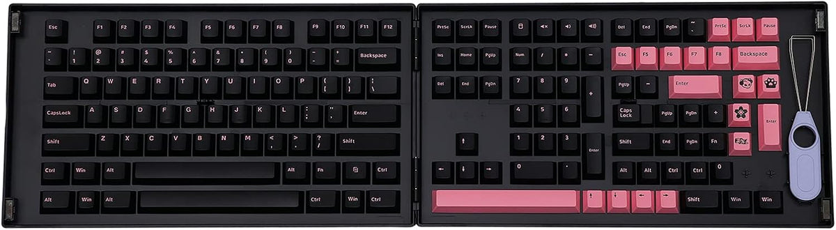 157 Keys Double-Shot PBT Cherry Profile Full Keycaps Set with Storage Box K746303