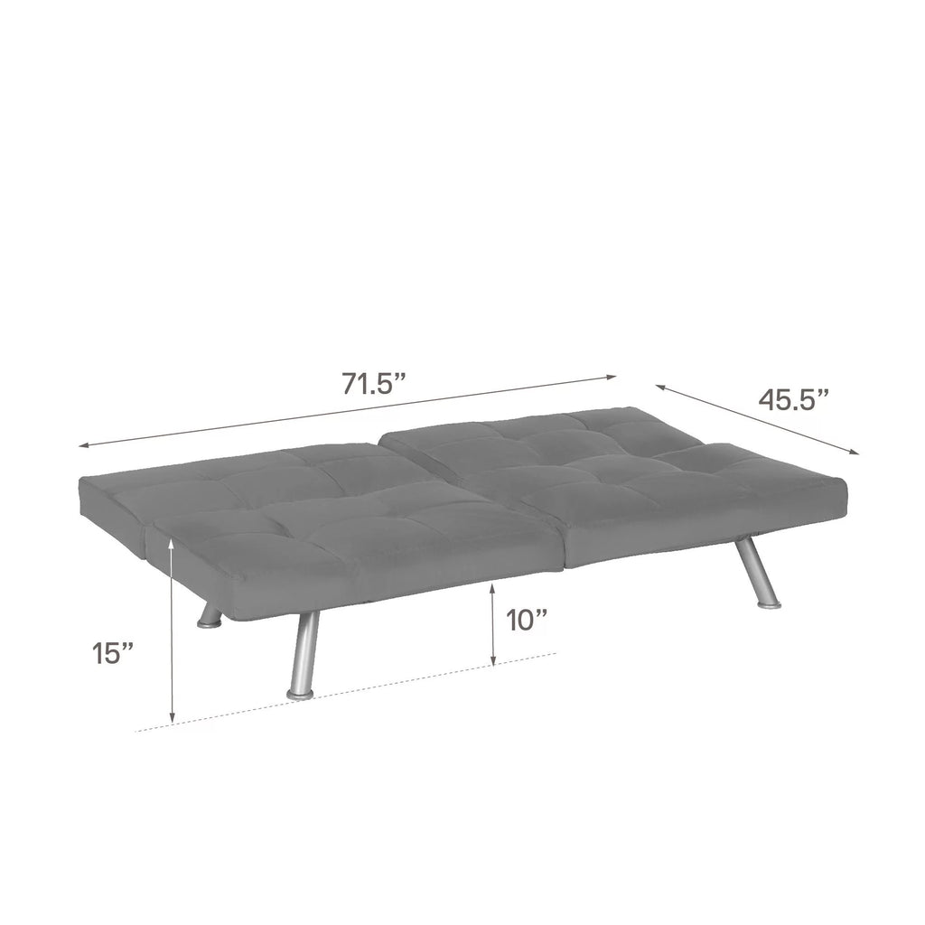 Charcoal Futon V8462