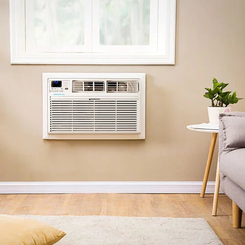 12,000 BTU 230-Volt Through-the-Wall Air Conditioner with Heater, White O7031