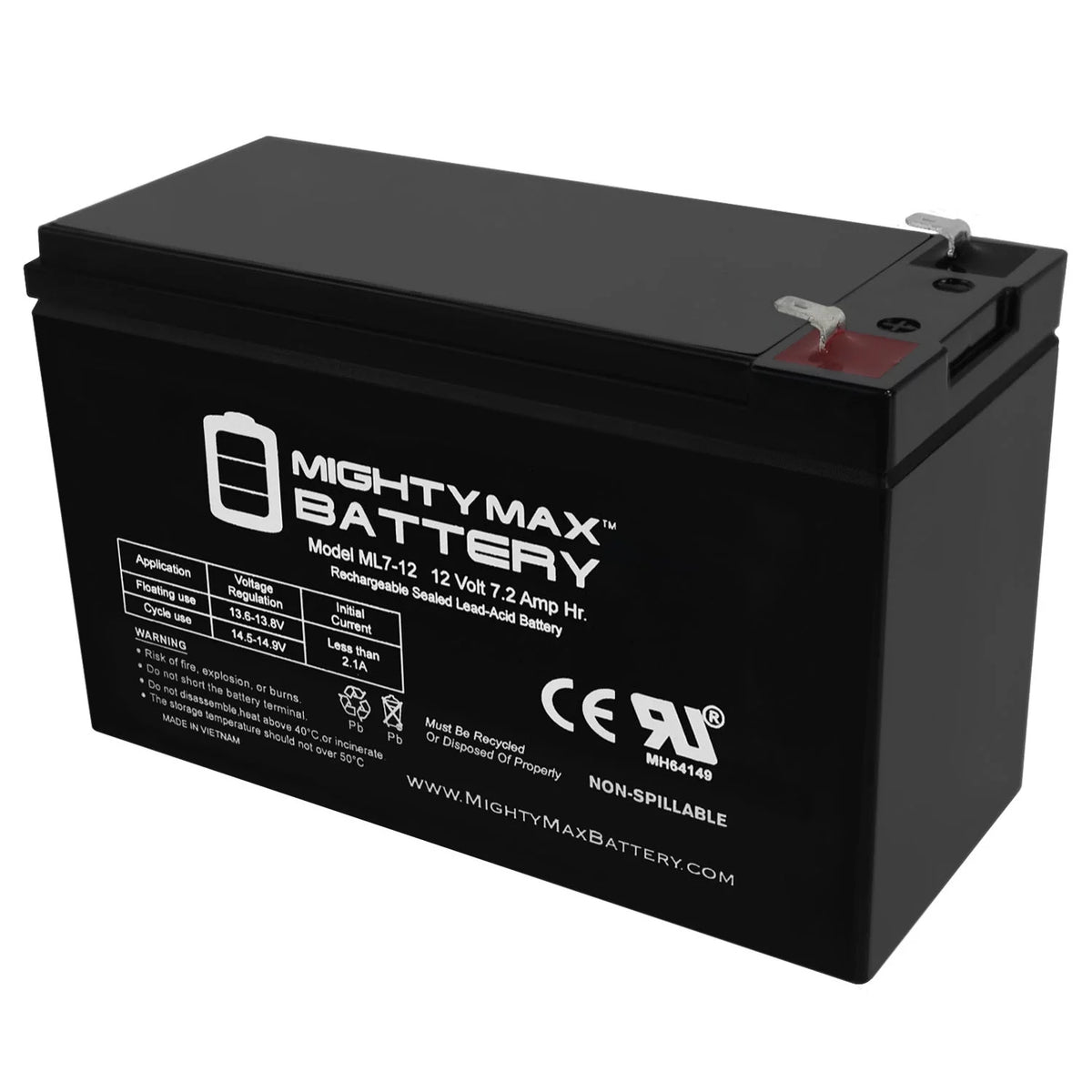 12V 7AH SLA Battery K4883