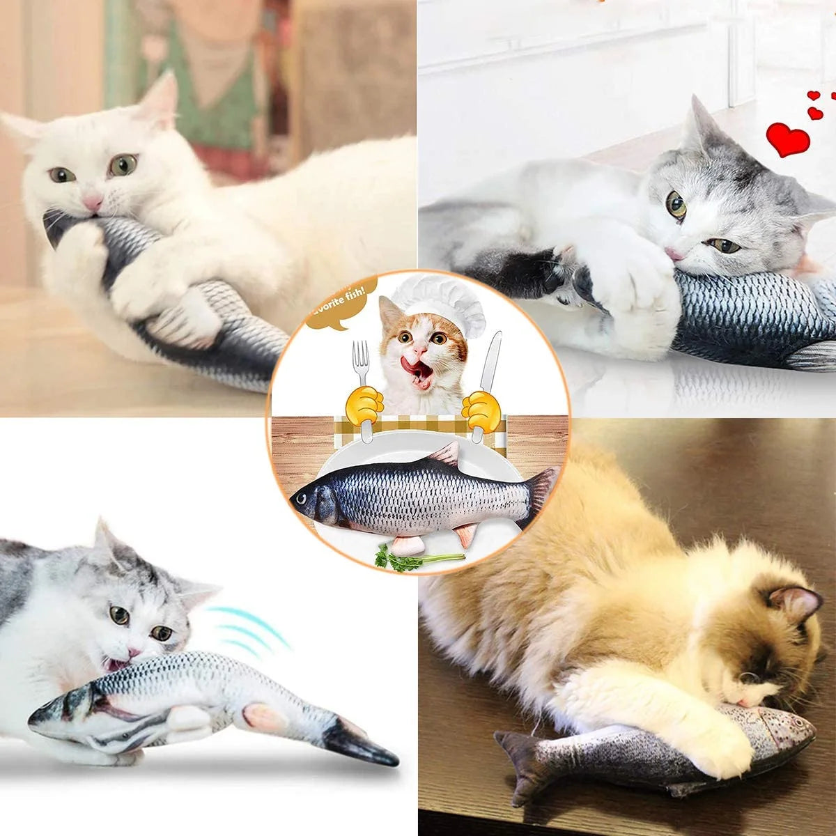 Plush Interactive Cat Toy S8901