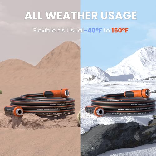 100ft x 5/8" Heavy Duty Flexible Hybrid Hose with Swivel Handle X53057