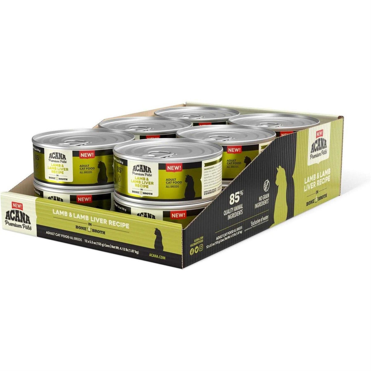 Lamb Liver Bone Broth Wet Cat Food O3580