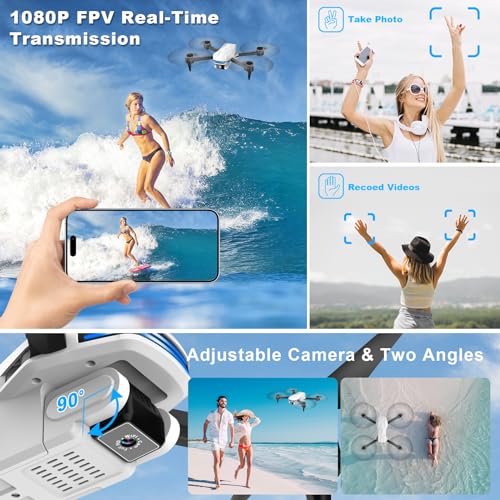 1080P HD FPV Foldable Drone with Camera Q28556