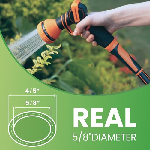 100ft x 5/8" Heavy Duty Flexible Hybrid Hose with Swivel Handle X53057