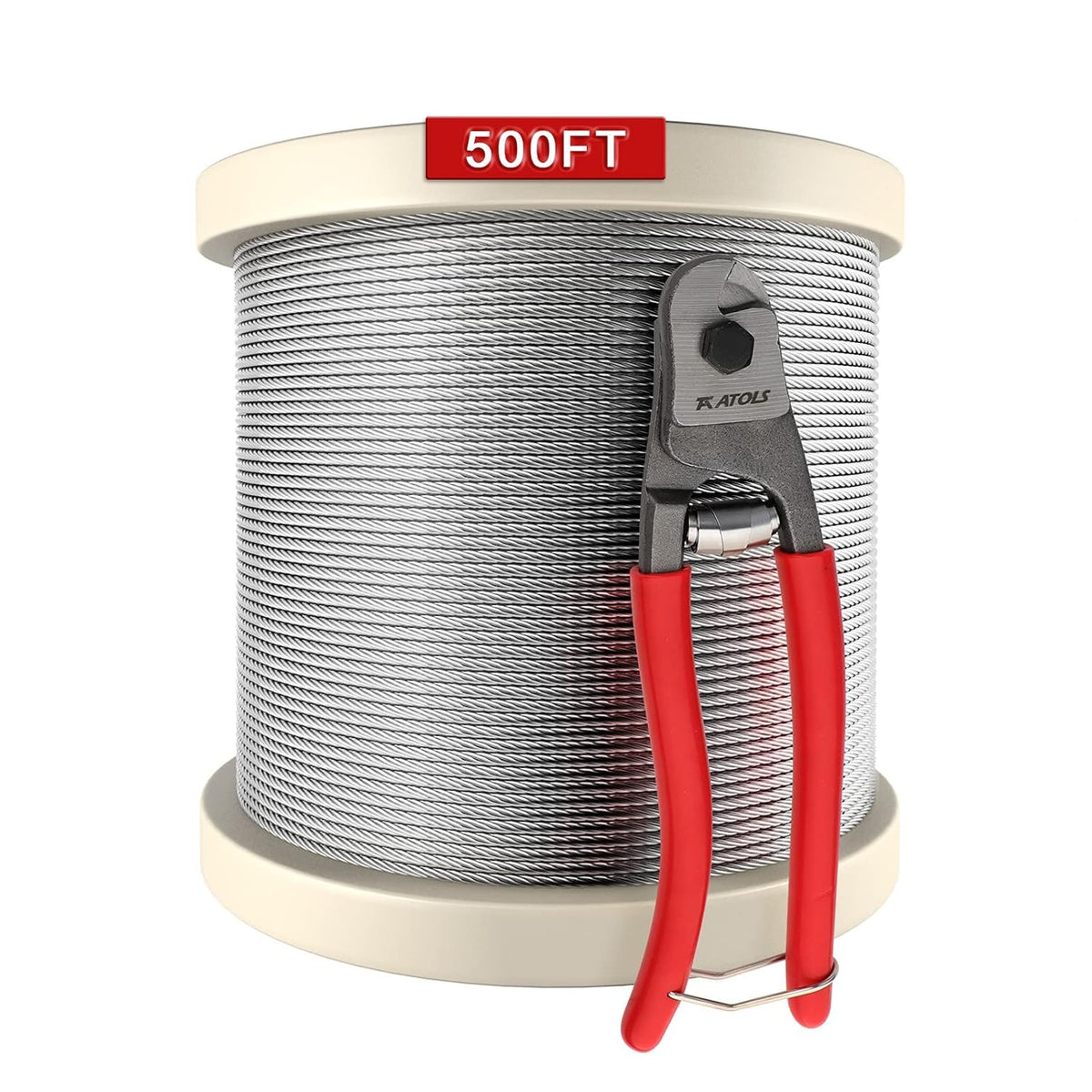 1/8 T316 Stainless Steel Cable with Cutter W691
