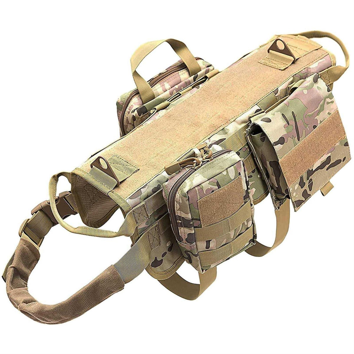 Tactical Dog Harness with Pouches K45903
