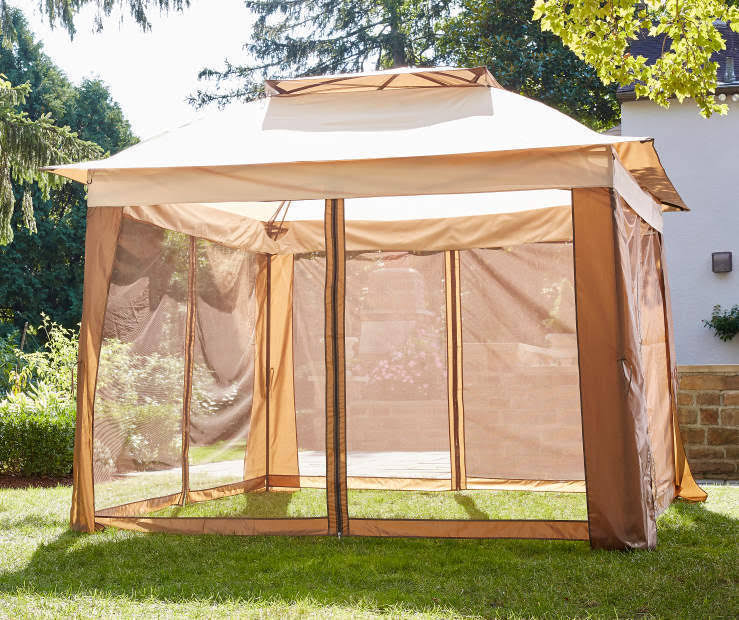 11 x 11 Pop Up Canopy Tent with Netting D25311