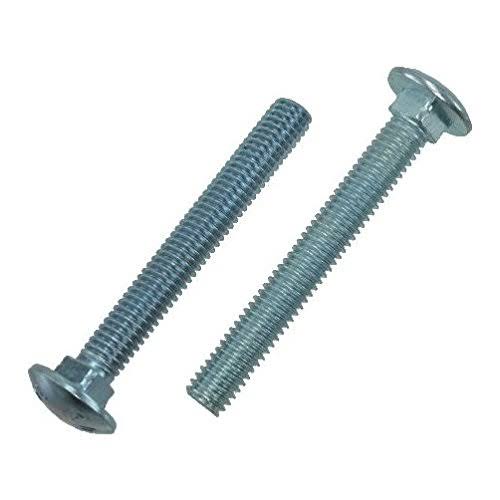 1/4 inch-20 x 6 inch Zinc Plated Carriage Bolts Box of 100 Q1768