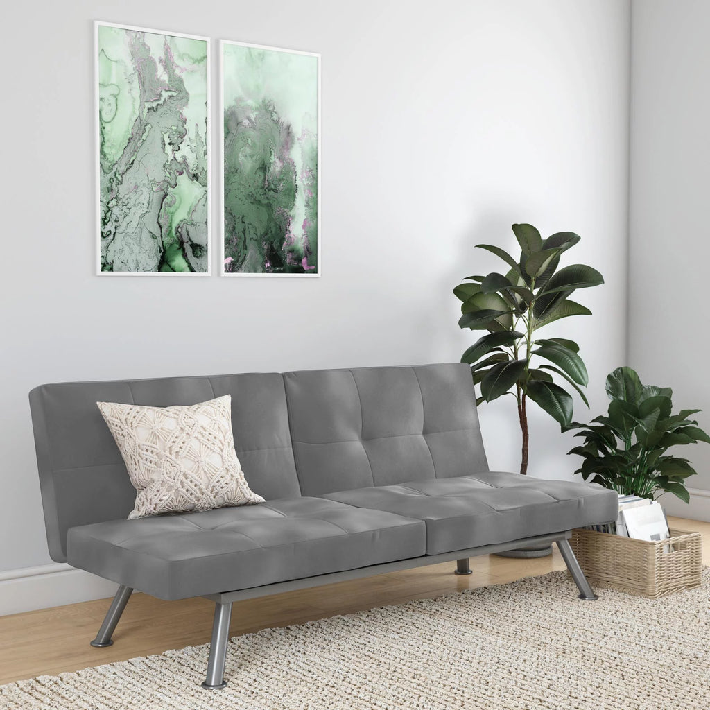Charcoal Futon V8462