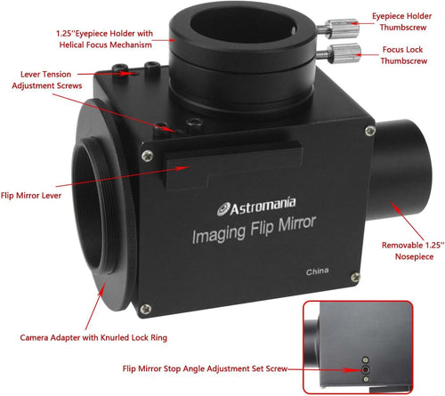 1.25" Astrophotography Flip Mirror G9078