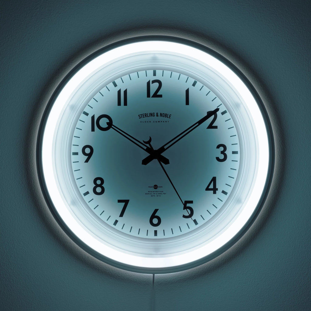 11" Round Indoor LED Wall Clock with Remote Control T91908