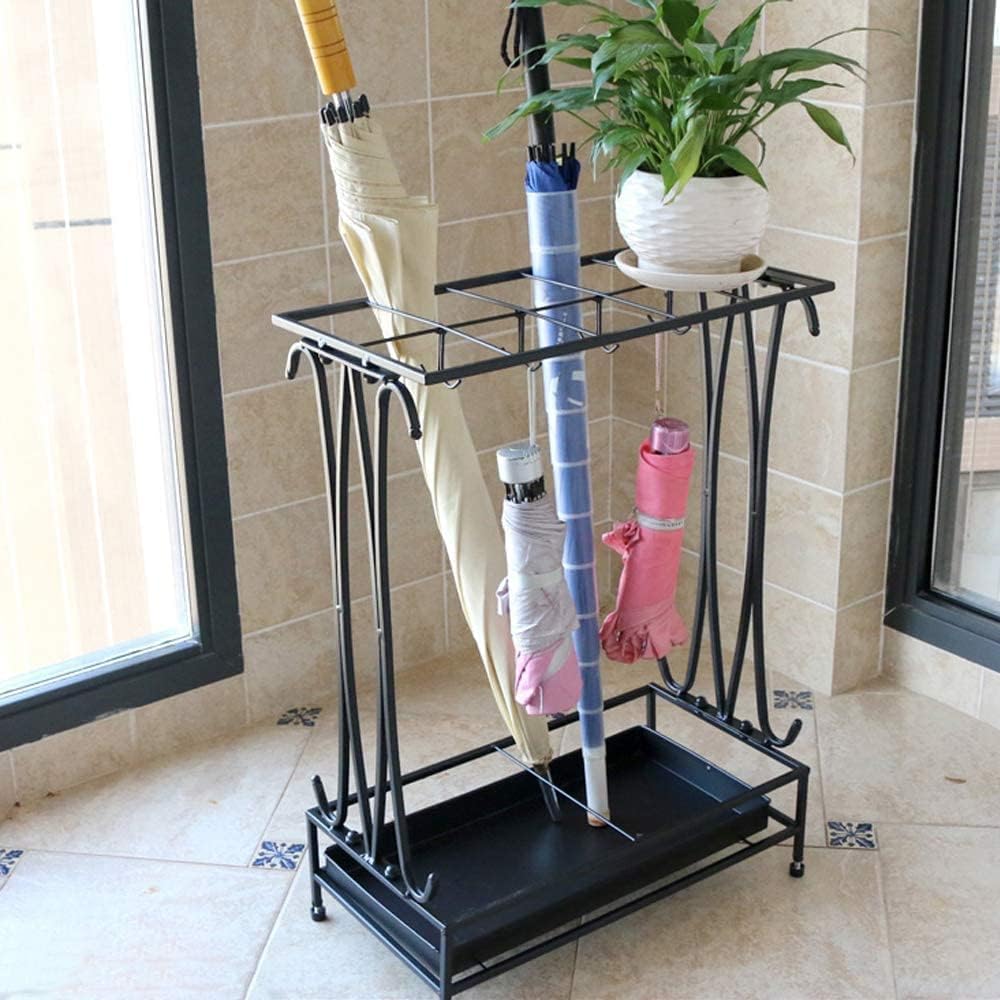 10 Slots Umbrella Rack with Removable Drip Tray L332
