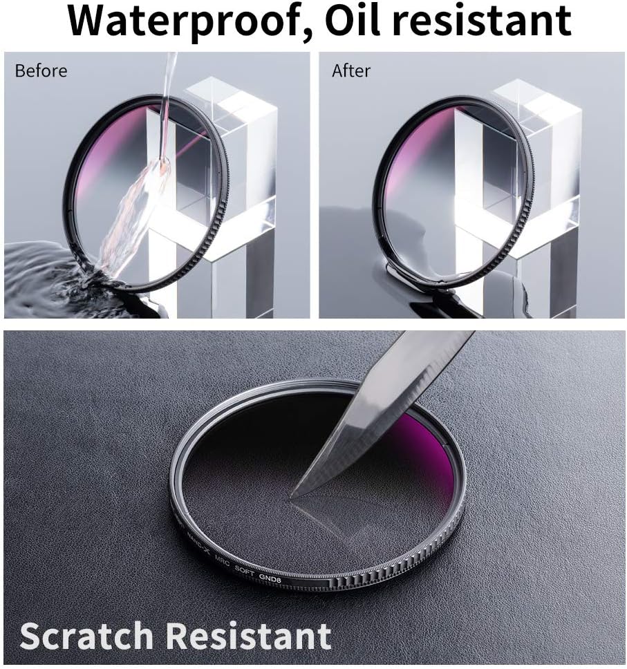 58mm Soft Graduated Neutral Density Lens Filter X1117