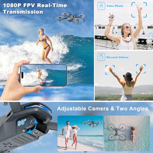 1080P HD FPV Foldable Drone with Camera Q28556