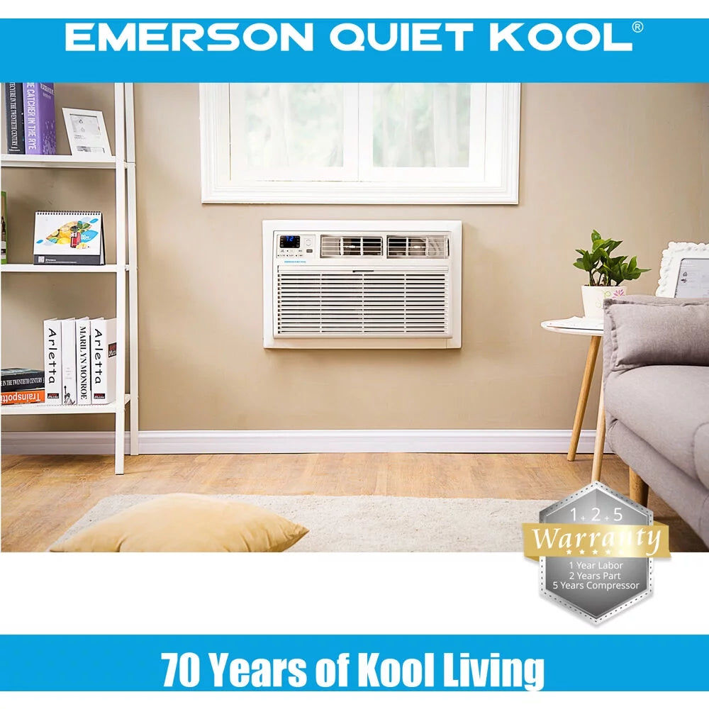 12,000 BTU 230-Volt Through-the-Wall Air Conditioner with Heater, White O7031