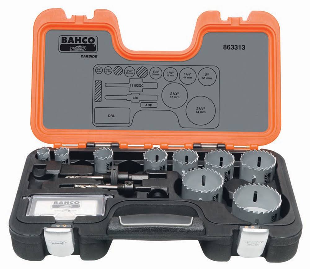 13 Piece Carbide Tip Holesaw Set O109189