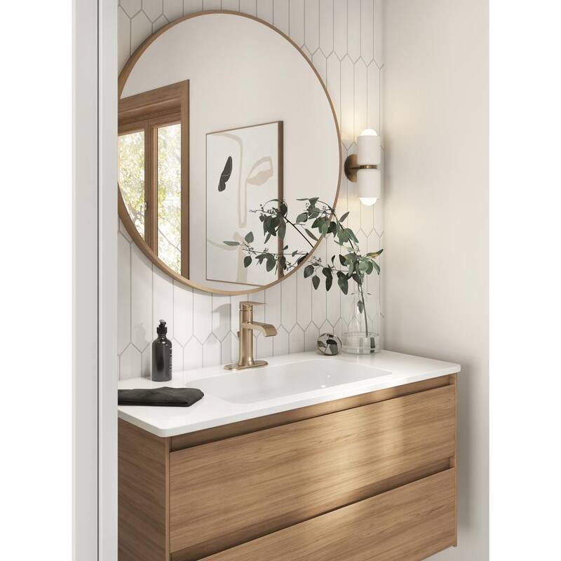 Bronze Gold Single Handle Bathroom Faucet 2-pack R4183