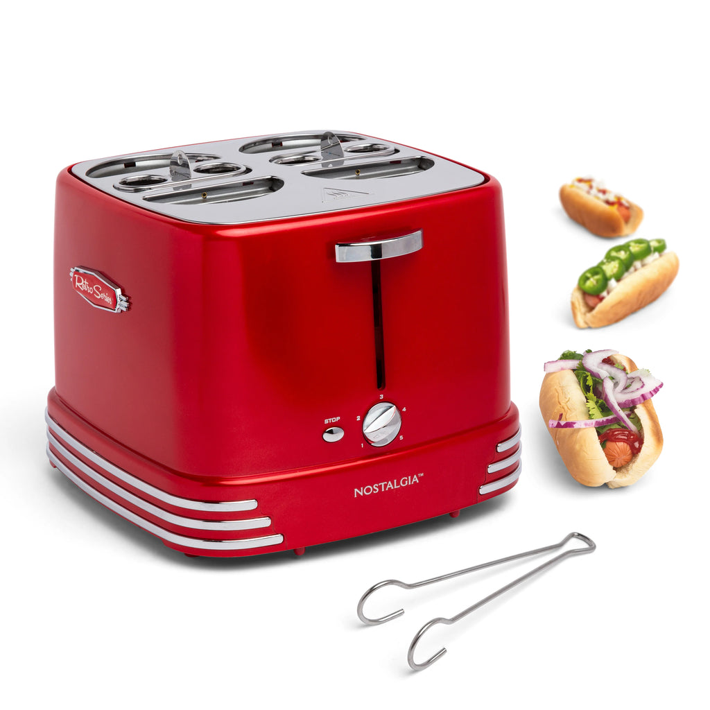 4 Hot Dogs & Buns Pop-Up Toaster E845588
