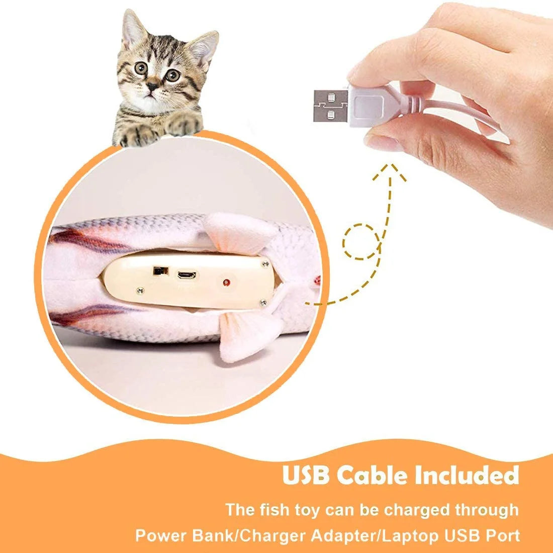 Plush Interactive Cat Toy S8901