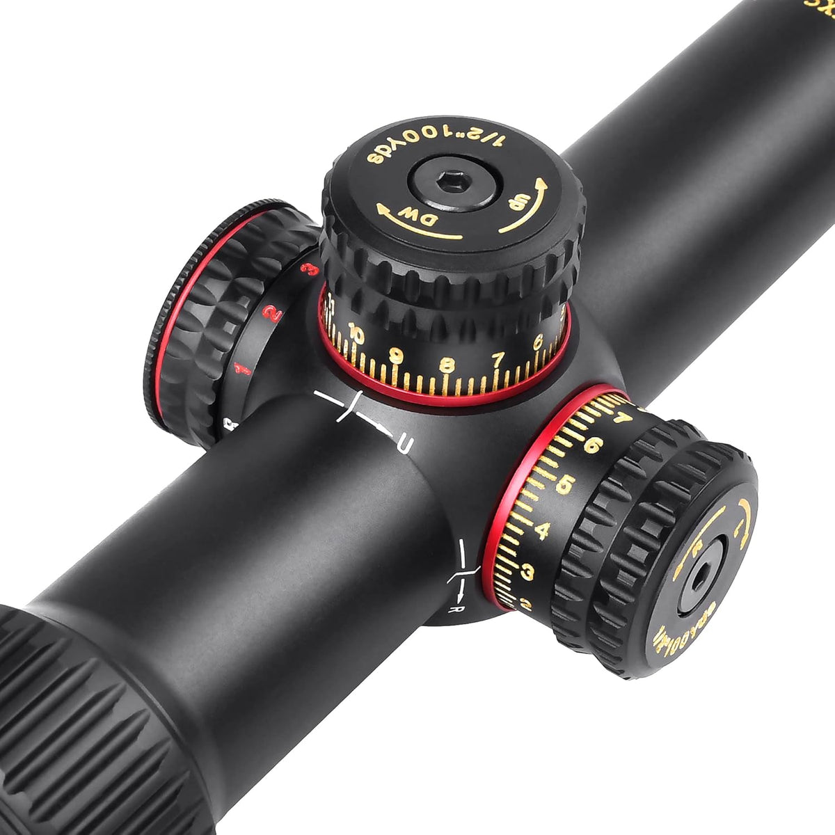1-5X24 FFP Scope with Red/Green Illuminated Reticle and Scope Mount F29909