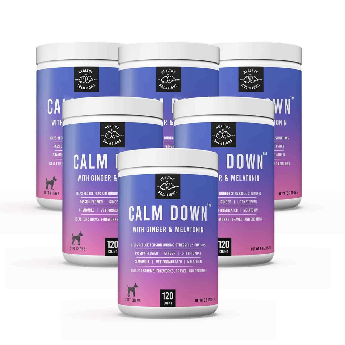 Dog Calming Aid Soft Chew Supplement with Ginger and Melatonin A12431