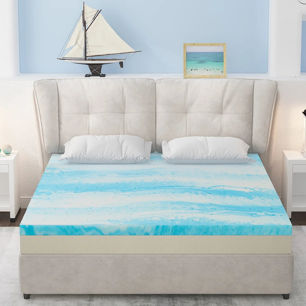 3 Inch Twin Gel Memory Foam Mattress Topper D321