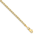 10k Yellow Gold 2.4mm Flat Anchor Chain R970558