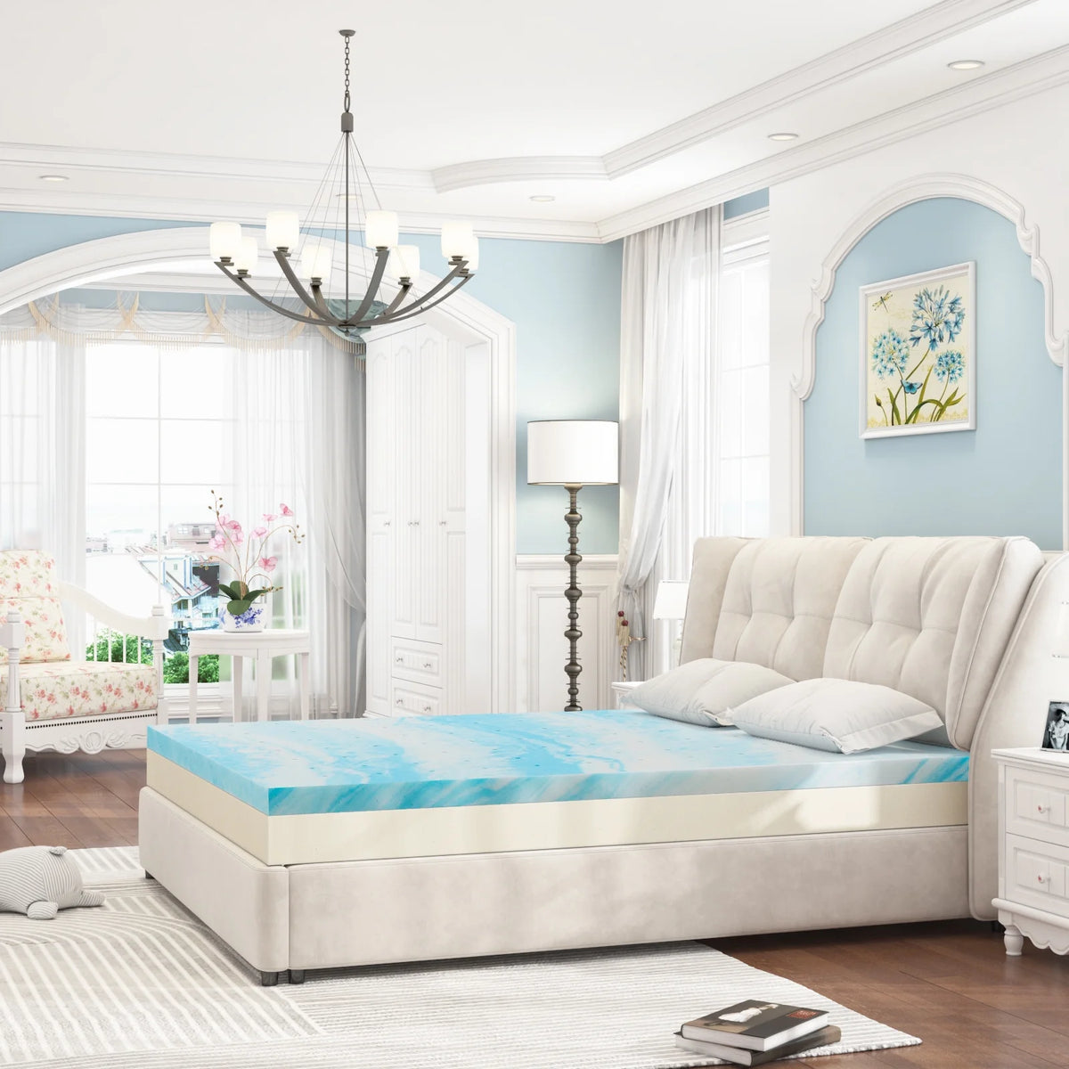 3 Inch Twin Gel Memory Foam Mattress Topper D321
