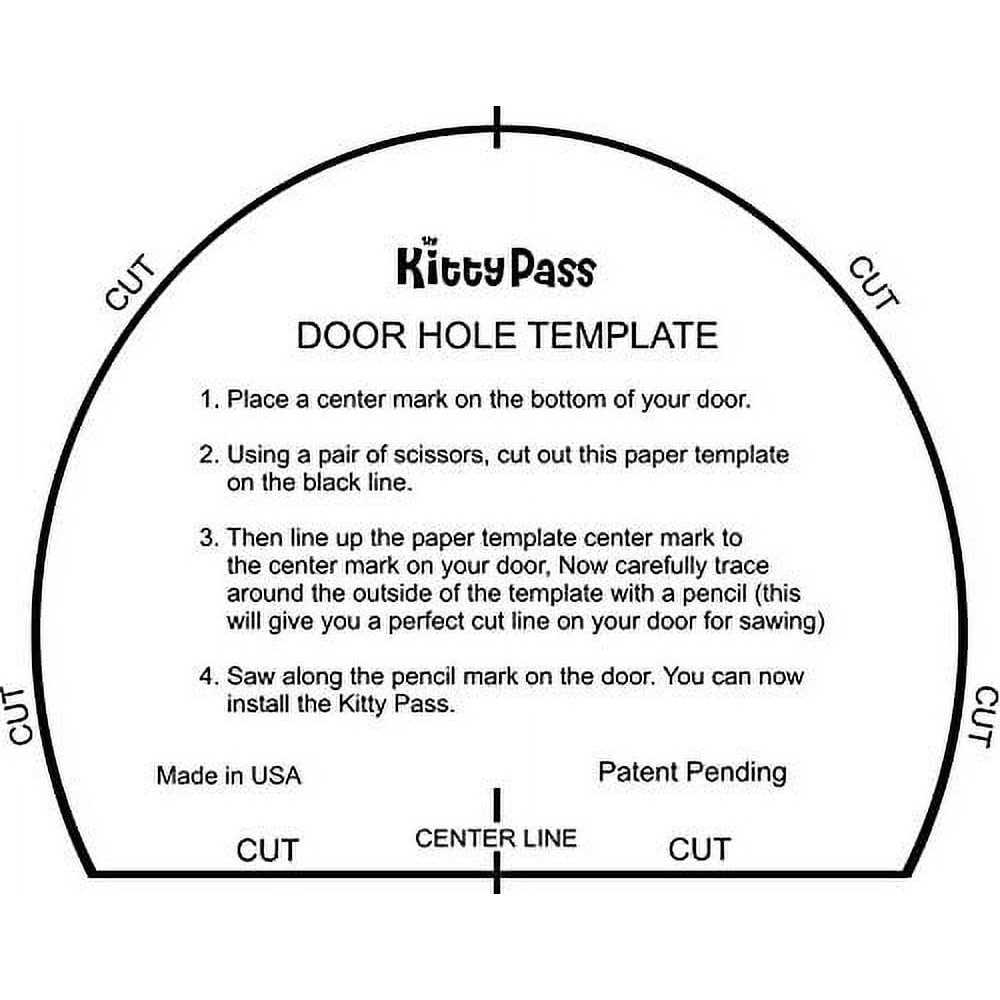 Interior Cat Door for Cats up to 21 lbs K874