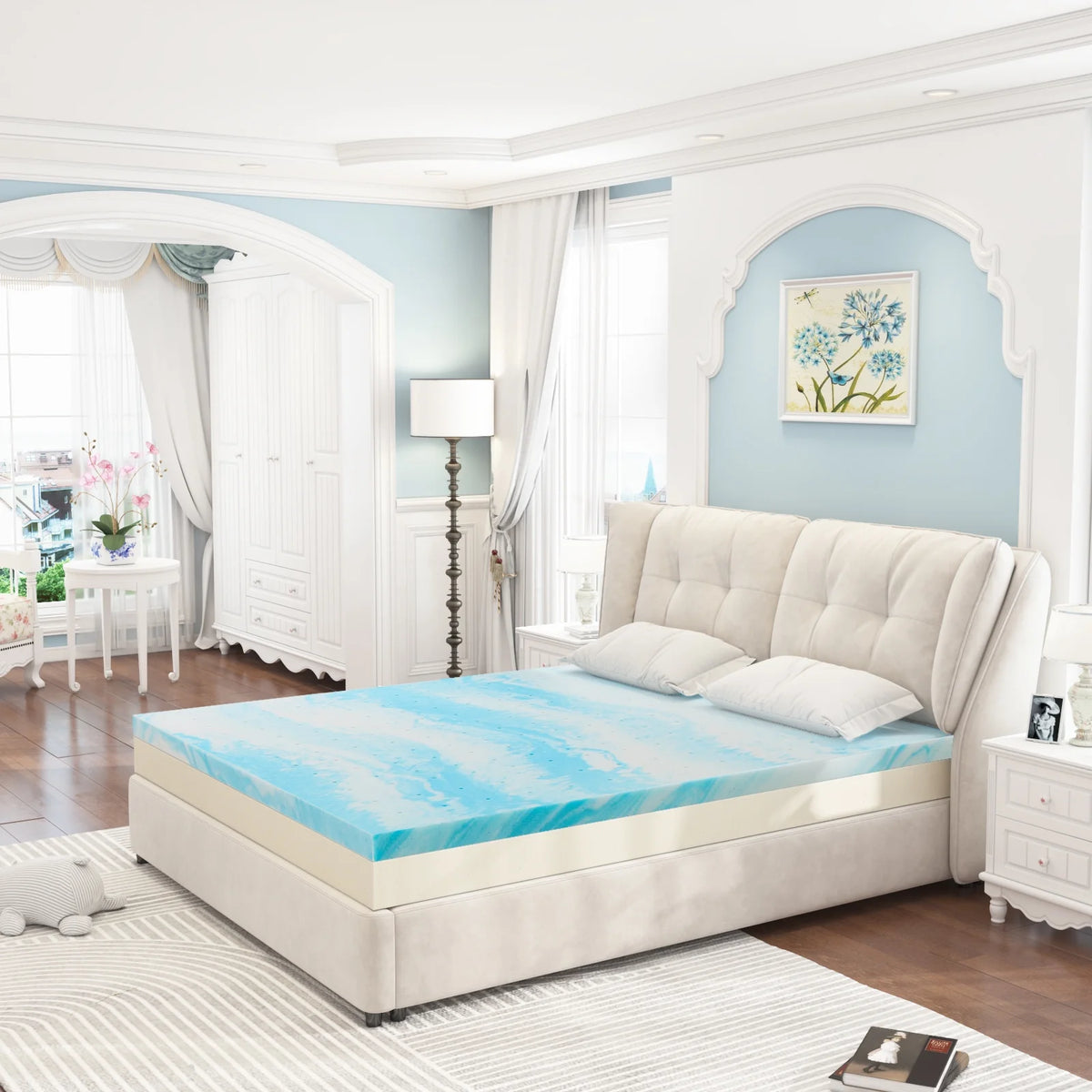 3 Inch Twin Gel Memory Foam Mattress Topper D321