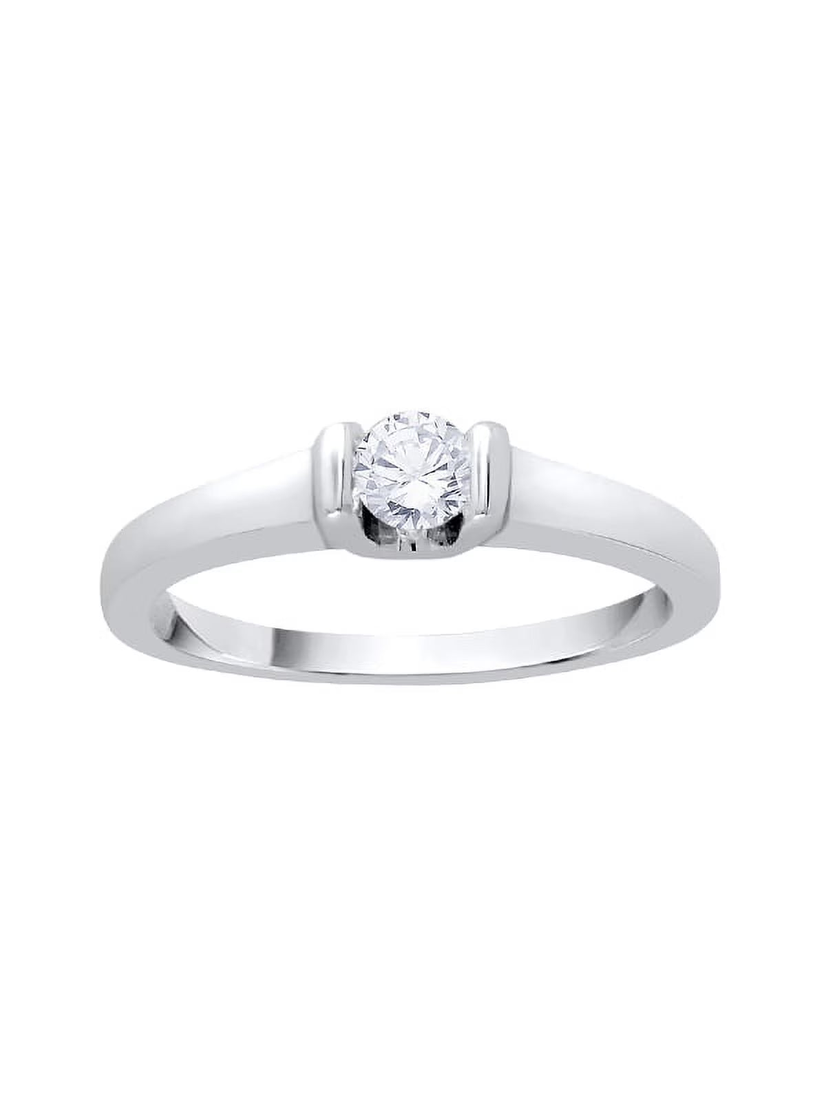 10K Gold Diamond Solitaire Engagement Ring X375520