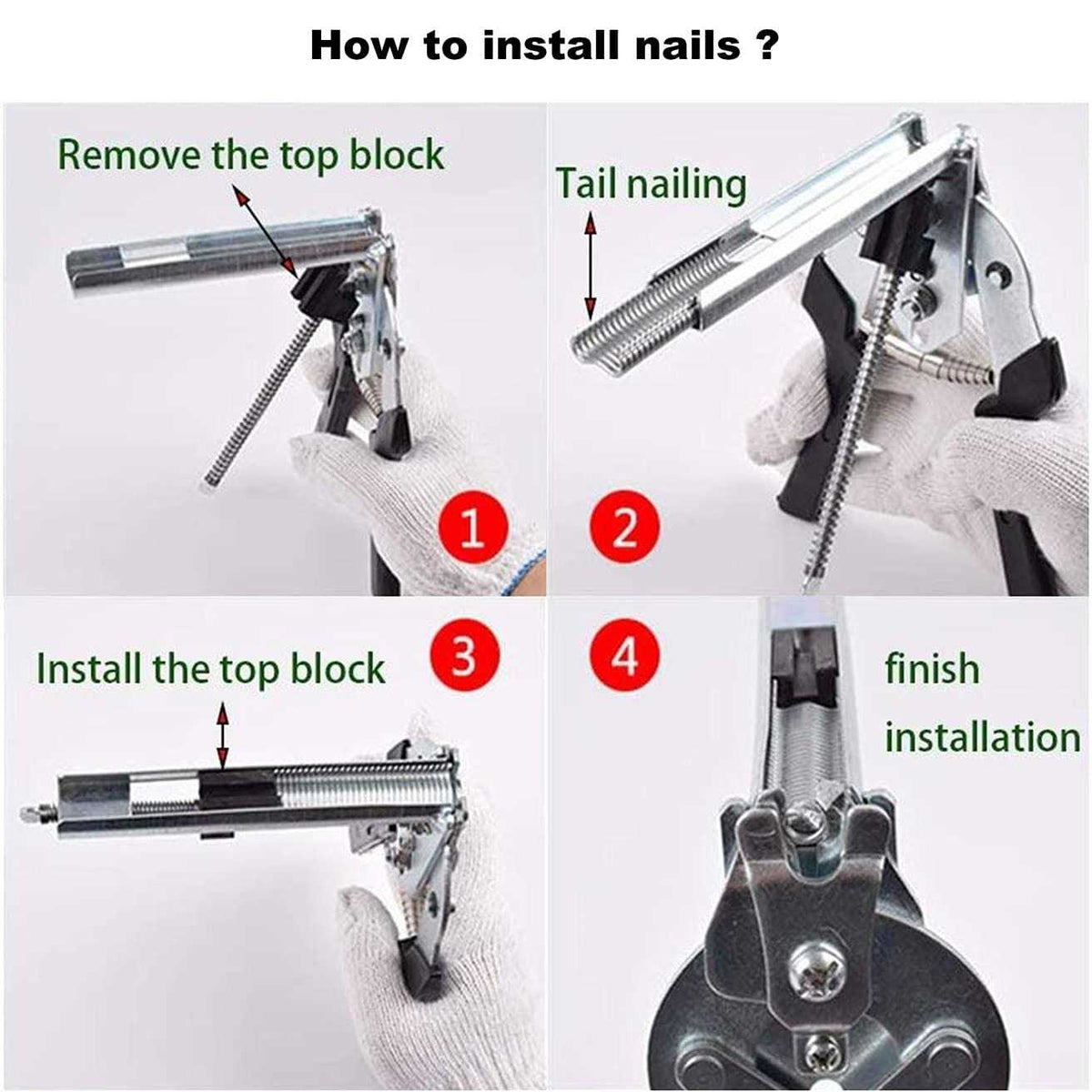 Type M Nail Ring Pliers Kit with Nail Groove R9410