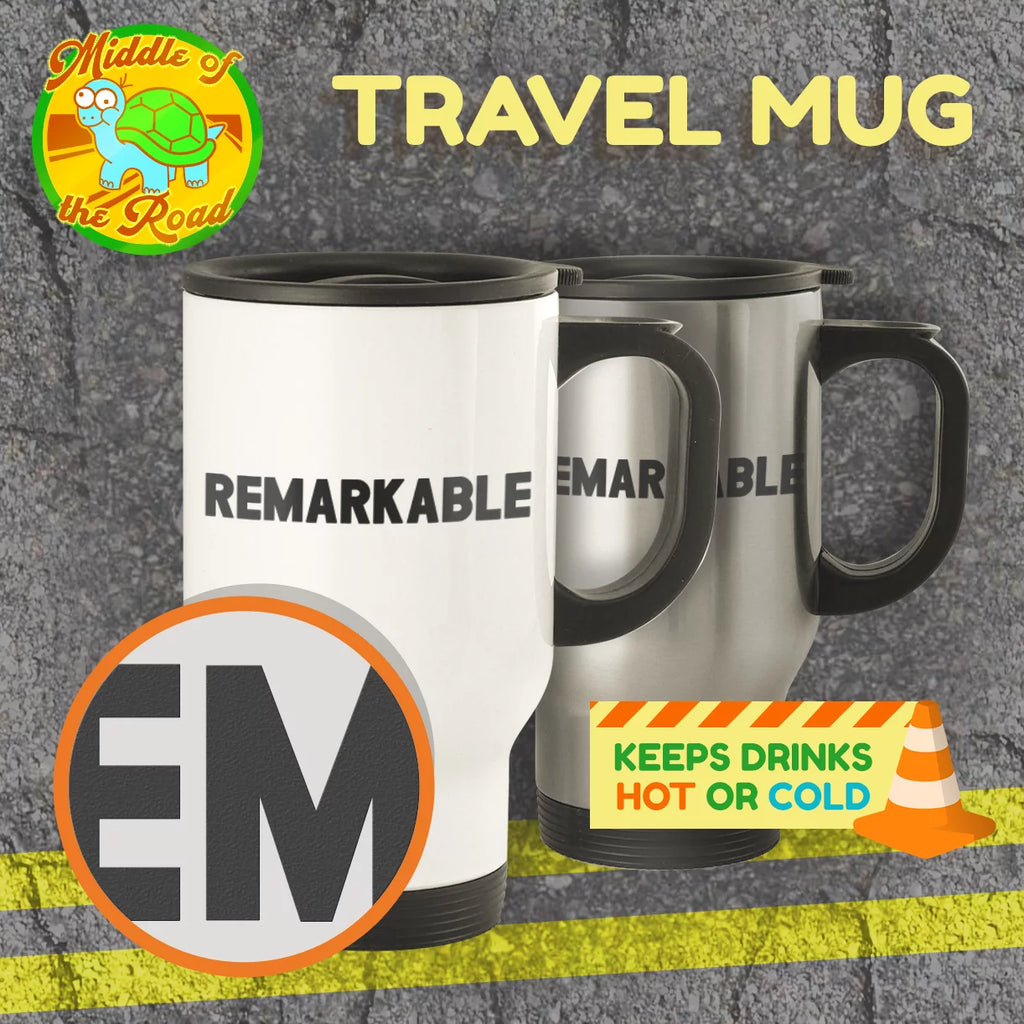 14oz Stainless Steel Travel Mug Y189