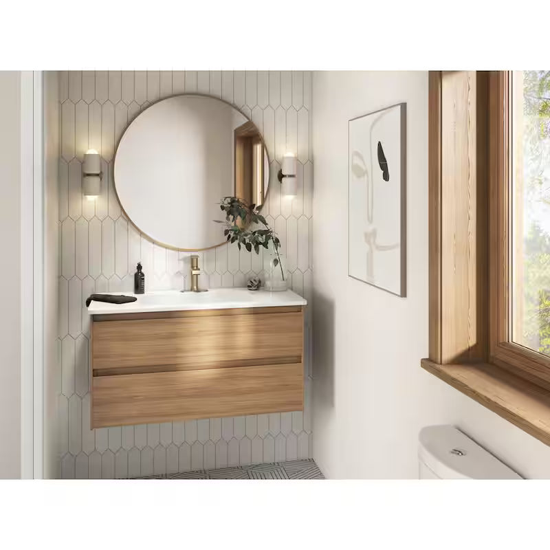 Bronze Gold Single Handle Bathroom Faucet 2-pack R4183