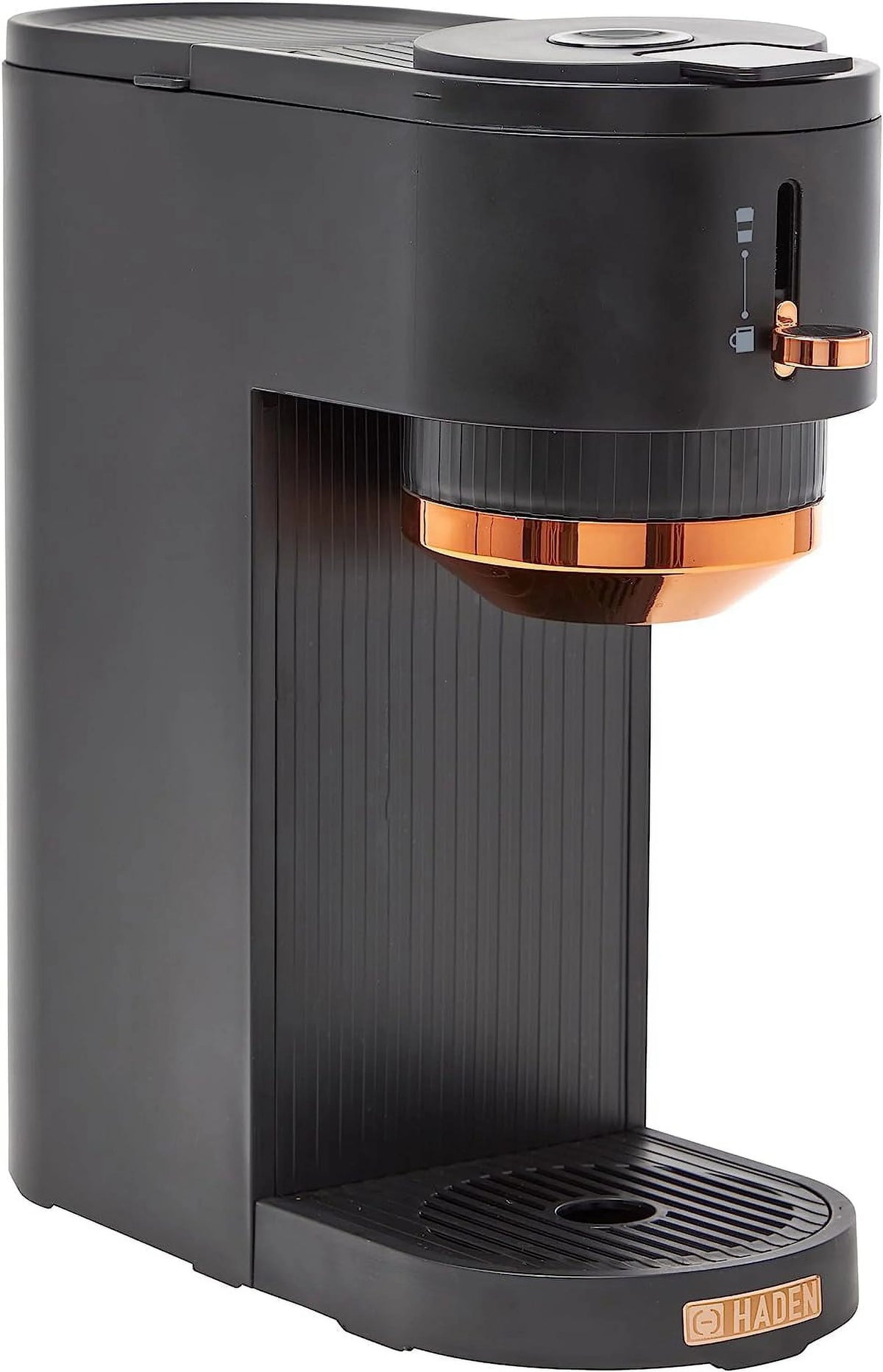 12 Cup Programmable Retro Coffee Maker with Glass Carafe, Black/Chrome Z535